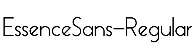EssenceSans-Regular  Frei Schriftart Herunterladen