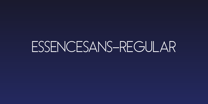EssenceSans-Regular Social Header