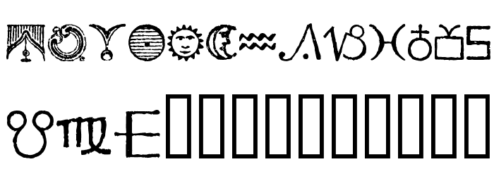 Essene Dingbats Polices AUTRES CHARS