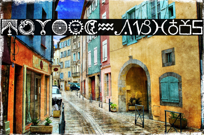 Essene Dingbats Polices examples
