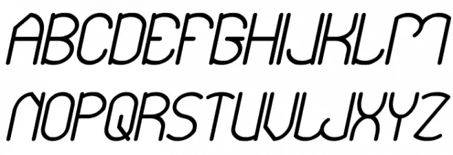 Essential Arrangement Bold Italic خط أحرف كبيرة