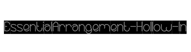 Essential Arrangement-Hollow-In  Fuentes Gratis Descargar
