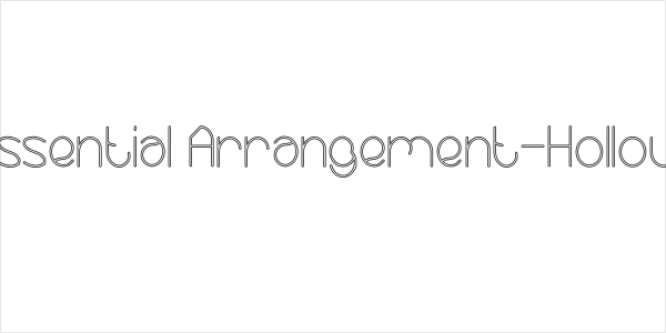 Essential Arrangement-Hollow Logo