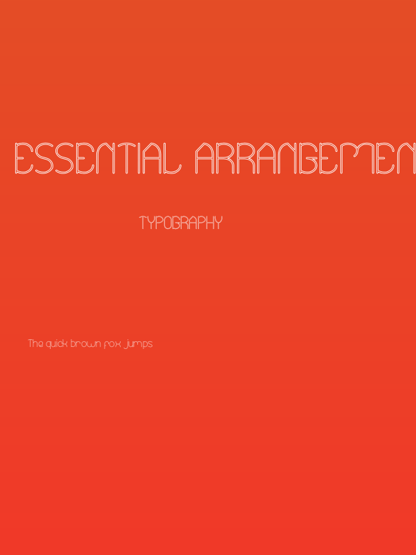 Essential Arrangement-Hollow Poster