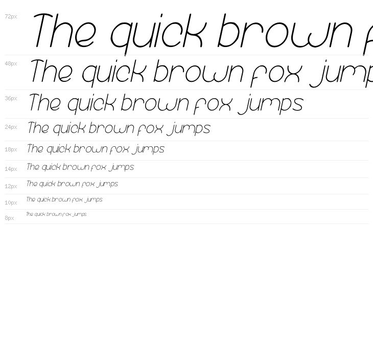 Essential Arrangement Italic Waterfall