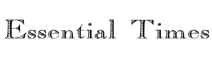 Essential Times  免费字体下载