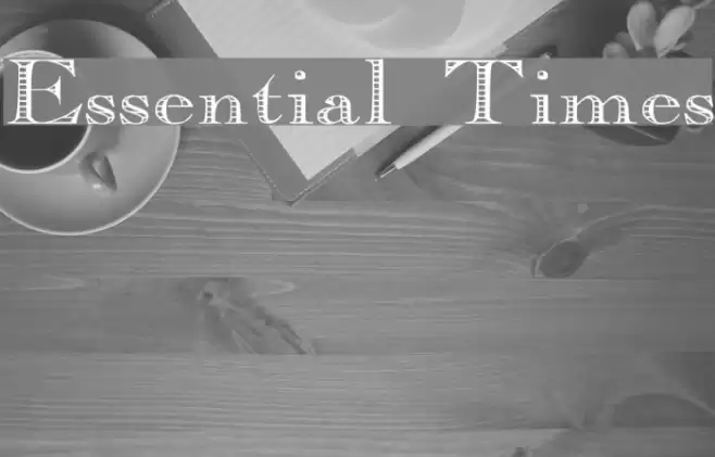 Essential Times Font examples