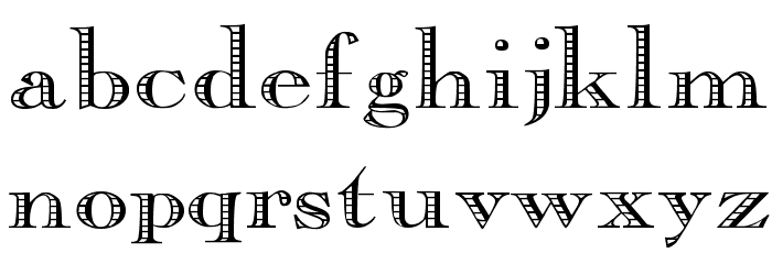 Essential Times Font LOWERCASE