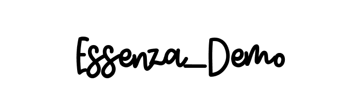 Essenza_Demo  नि: शुल्क फ़ॉन्ट्स डाउनलोड