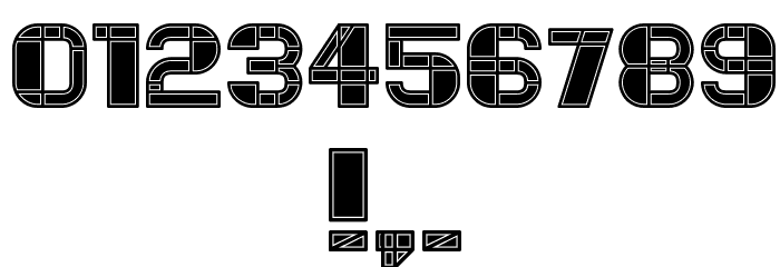 Essere Filled Regular Font OTHER CHARS
