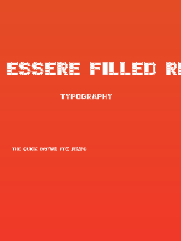 Essere Filled Regular Poster