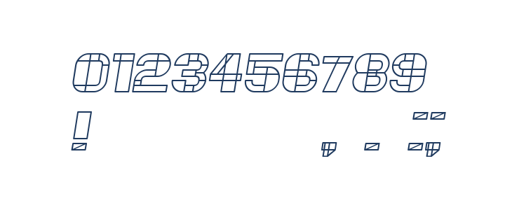 Essere Italic Other Characters