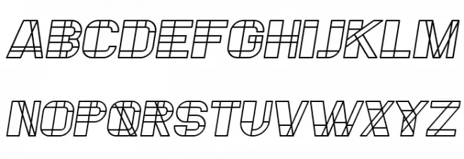 Essere Italic Fonte MAIÚSCULAS