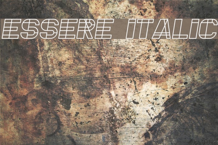 Essere Italic Example 2