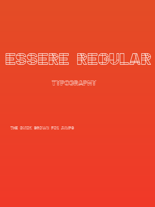 Essere Regular Poster