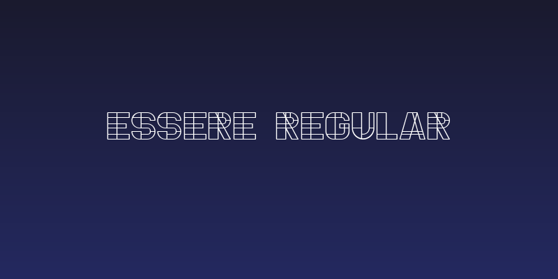 Essere Regular Social Header