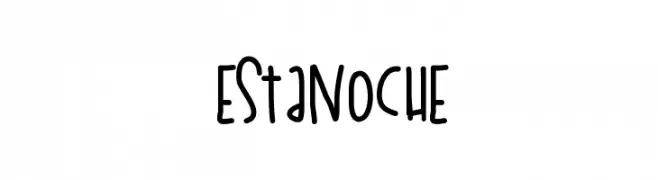 EstaNoche  免费字体下载