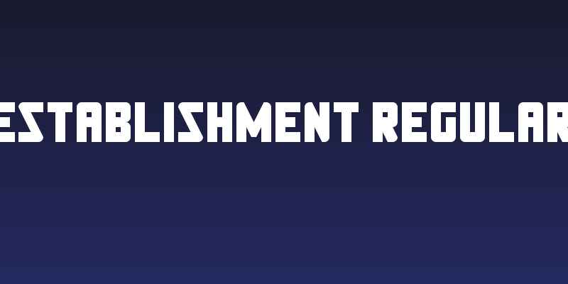 Establishment Regular Social Header