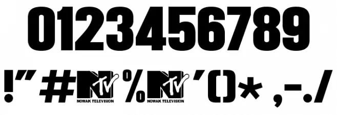 EstabloFat Font OTHER CHARS