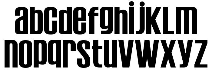 EstabloFat Font LOWERCASE
