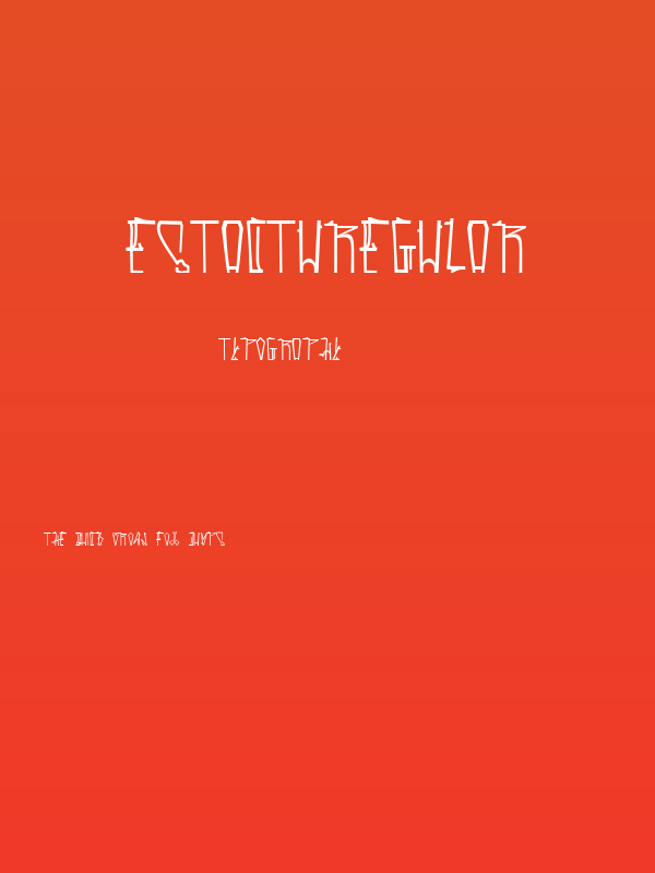 EstactuRegular Poster