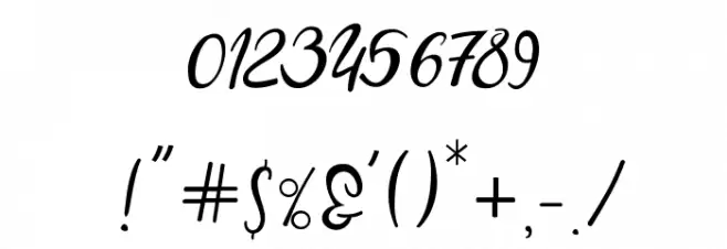 Estadia Regular Font OTHER CHARS