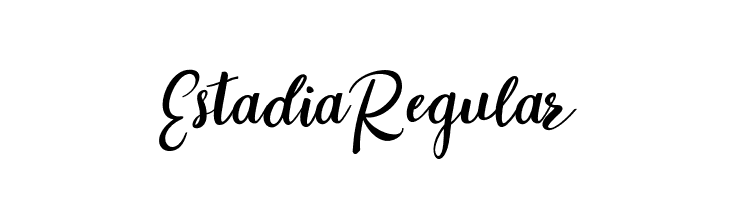 Estadia Regular  Free Fonts Download