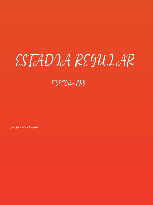 Estadia Regular Poster