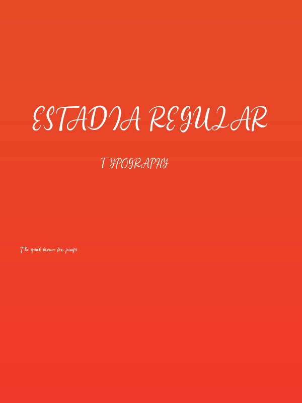 Estadia Regular Poster