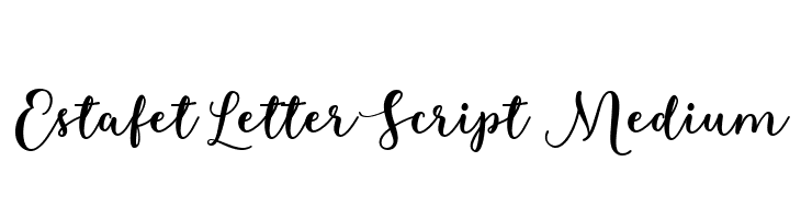 Estafet Letter Script Medium  Fuentes Gratis Descargar