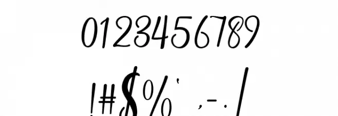 Estafet Letter Script Medium Font OTHER CHARS