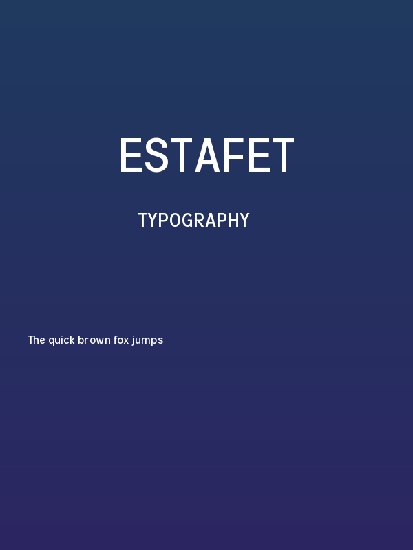 Estafet Poster