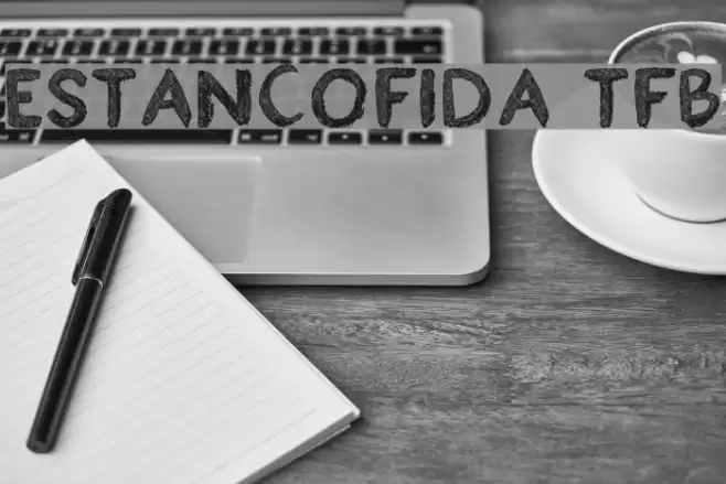 Estancofida tfb Font examples