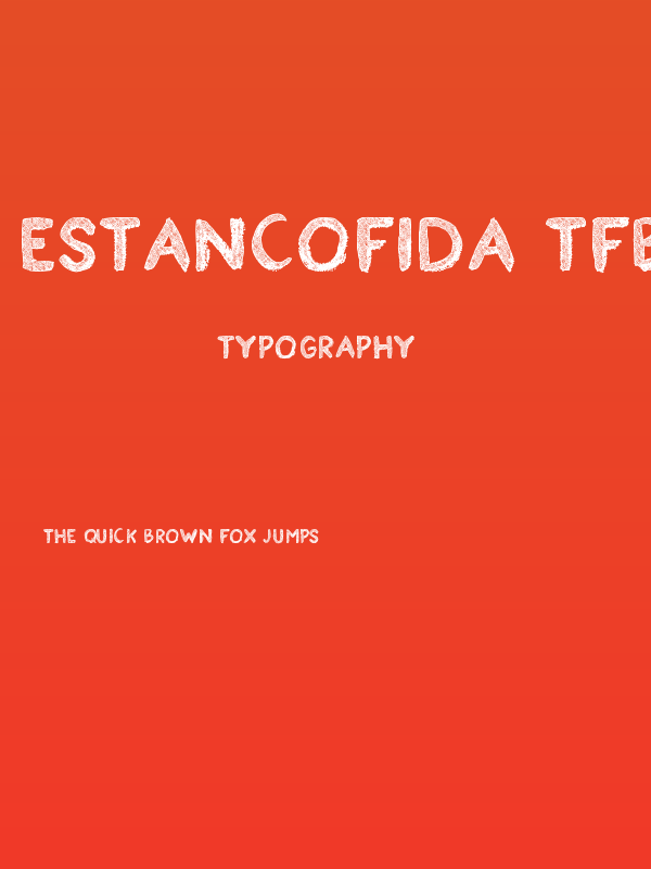 Estancofida tfb Poster