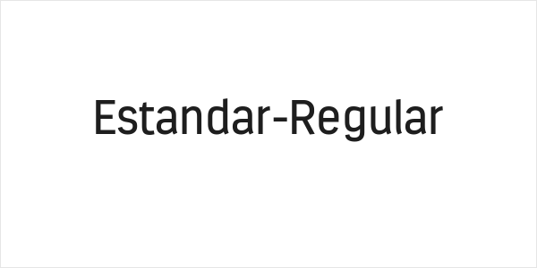 Estandar-Regular Logo