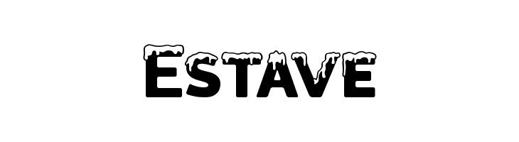 Estave  フリーフォントのダウンロード