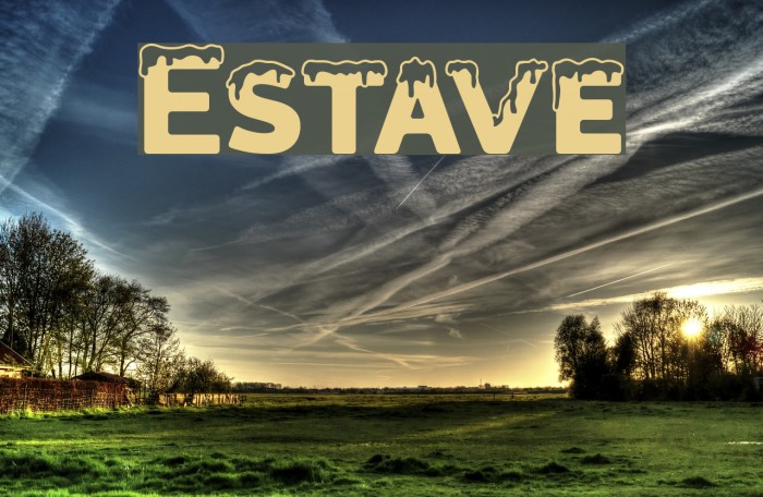 Estave Font examples