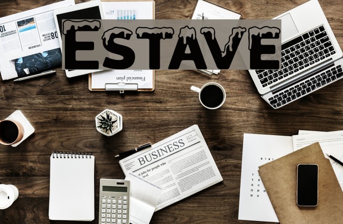 Estave Font examples