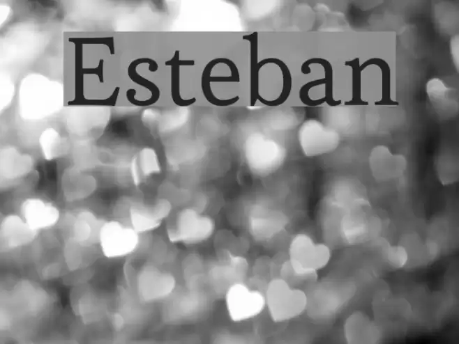 Esteban Schriftart examples