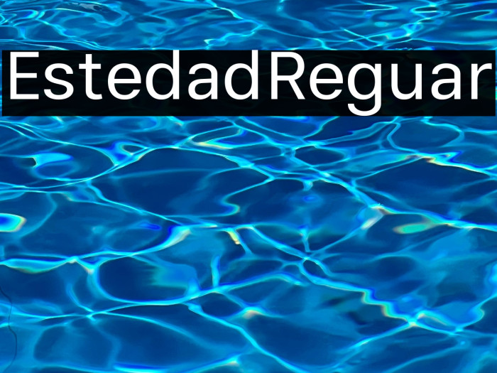 Estedad Regular Example 1