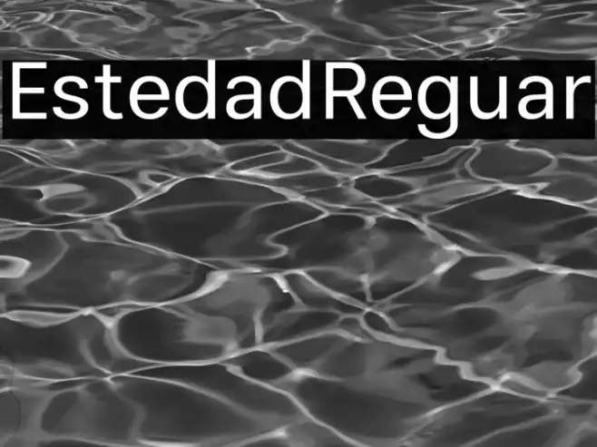 Estedad Regular Example 1