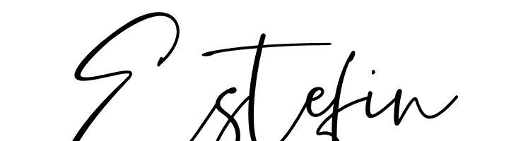 Estefin  नि: शुल्क फ़ॉन्ट्स डाउनलोड