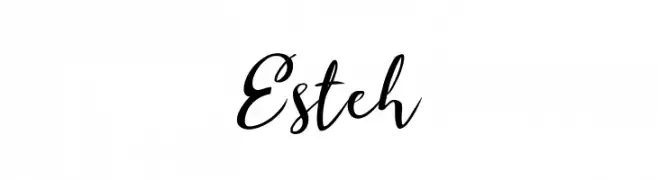 Esteh  Скачать бесплатные шрифты