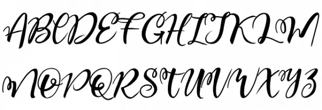 Esteh Schriftart Groß