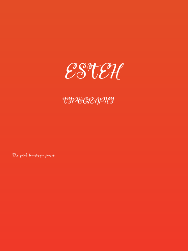 Esteh Poster