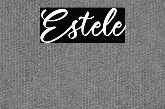 Estele Font examples