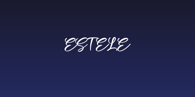Estele Social Header