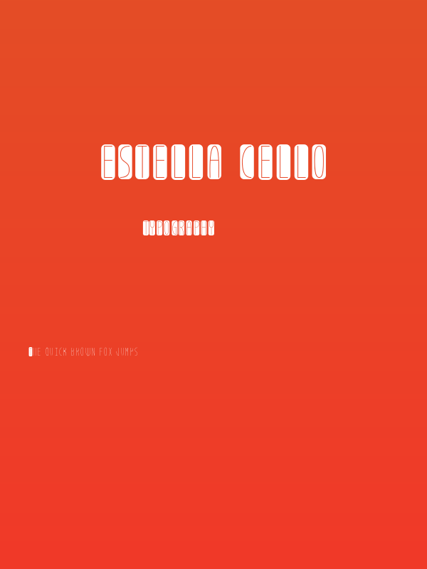 Estella Cello Poster