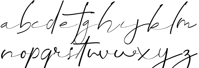 Estella Font LOWERCASE
