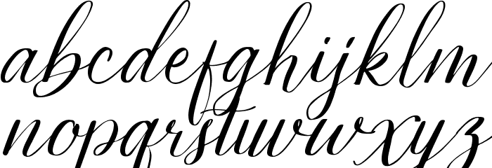 Estella Font LOWERCASE